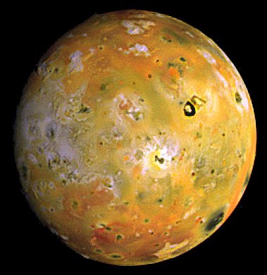 Io looks red/yellow-ish